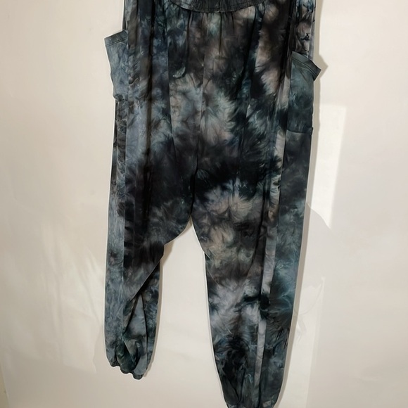 Plus Size Tie Dye Strapless Jumpsuit 3XL #435 - Picture 8 of 11